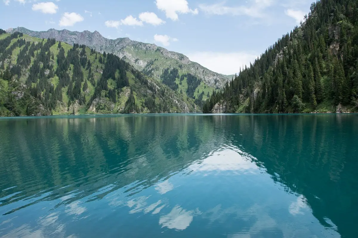 Sary Chelek Lake in Jalal-Abad Region, Kyrgyzstan