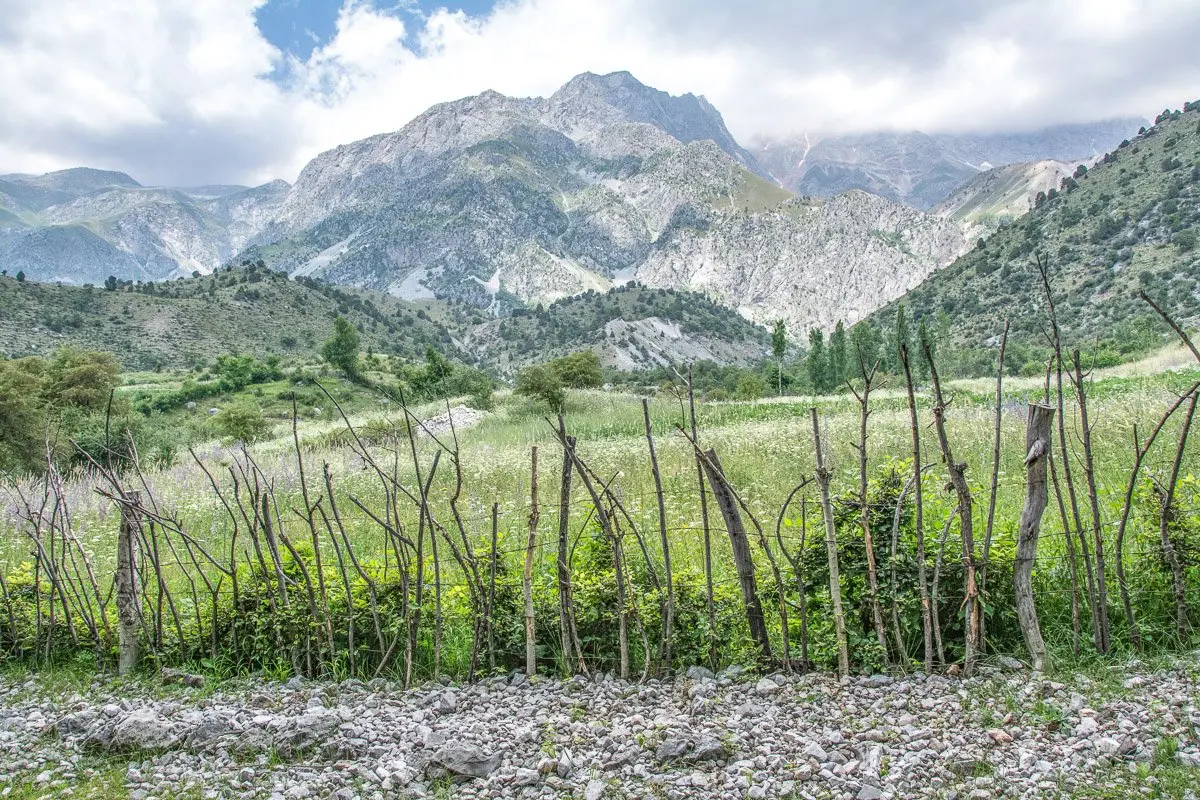 Arslanbob Day Trip, view of Babash-Ata mountains - Jalal-Abad Region, Kyrgyzstan