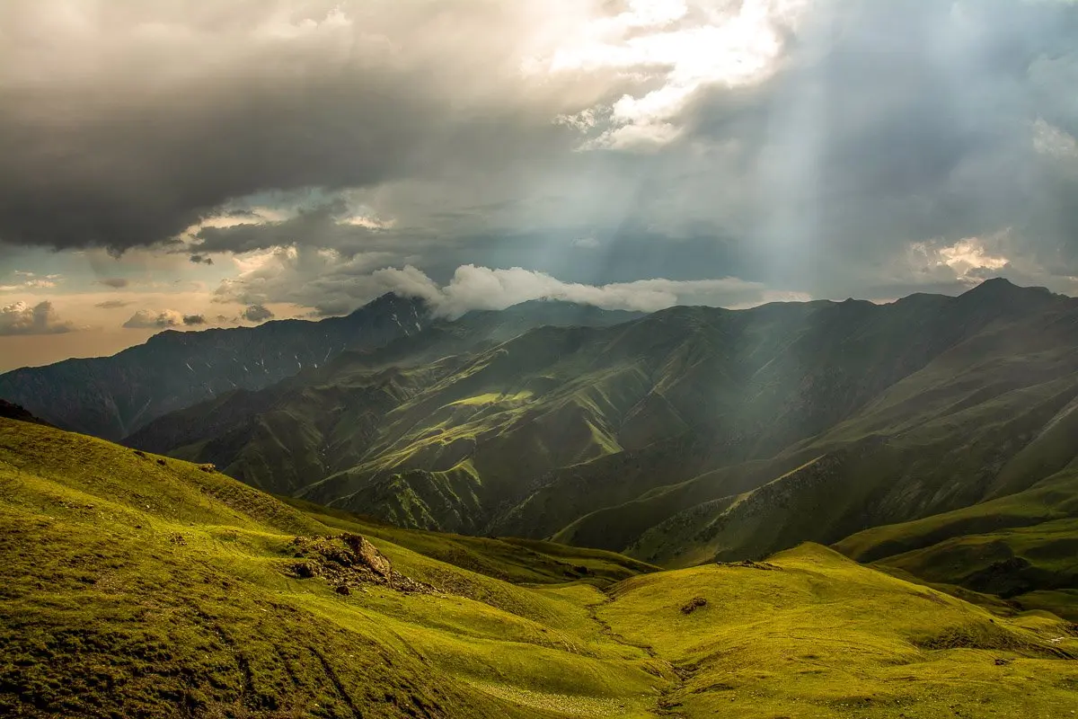 Arslanbob Mountain Sunset Trek, Chakmak Tash Pass - Jalal-Abad Region, Kyrgyzstan