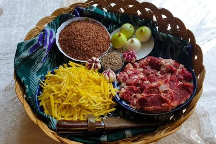 Jalal-Abad Plov Cooking Class, Ingredients - Kyrgyzstan